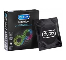 Презервативы Durex №3 Infinity гладкие с анестетиком