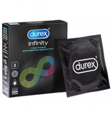 Презервативы Durex №3 Infinity гладкие с анестетиком