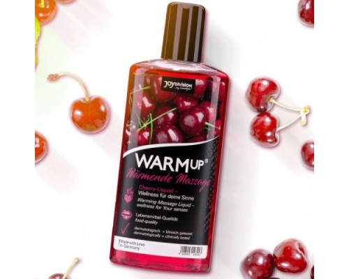 Разогревающее массажное масло WARMup со вкусом вишни 150 мл