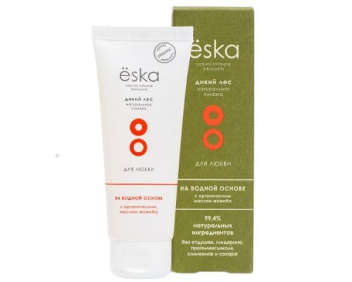 Ёska Дикий лес натуральная анальная смазка с органическим маслом жожоба 75 мл