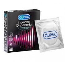 Презервативы Durex №3 Intense Orgasmic с ребристой и точечной структурой