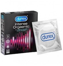 Презервативы Durex №3 Intense Orgasmic с ребристой и точечной структурой