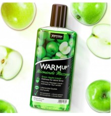 Разогревающее массажное масло WARMup со вкусом зеленого яблока 150 мл