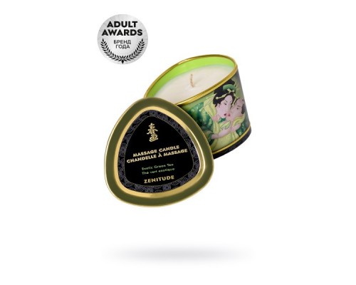 Массажное аромамасло Shunga Zenitude, зелёный чай, 170 мл