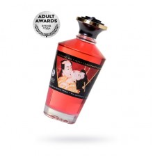 Масло для массажа Shunga Sparkling Strawberry Wine, разогревающее, клубника и шампанское, 100 мл