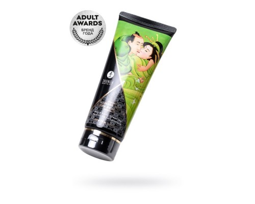 Массажный крем Shunga Pear and Exotic Green Tea, съедобный, груша и зеленый чай, 200 мл