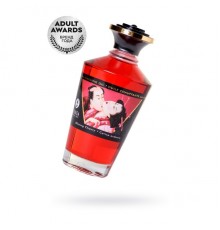 Масло для массажа Shunga Blazing Cherry, разогревающее, вишня, 100 мл
