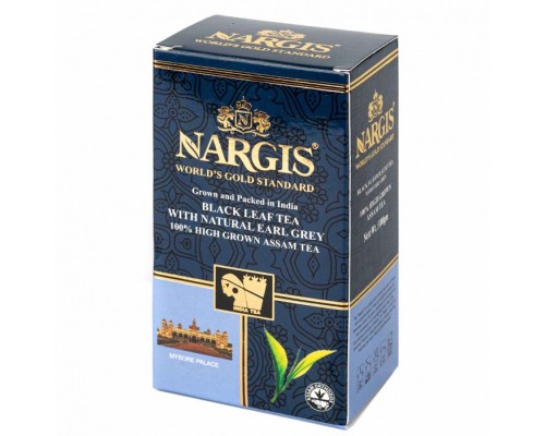 Чай Чёрный Байховый Листовой с Натуральным Ароматом Бергамота Nargis 100г