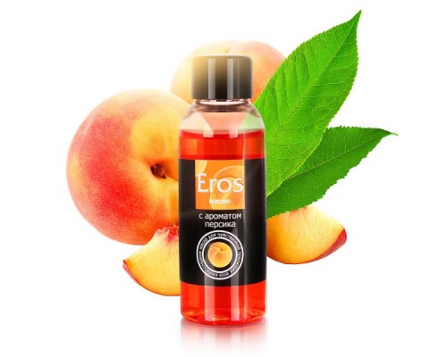 Массажное масло с ароматом персика Eros Exotic 50 мл
