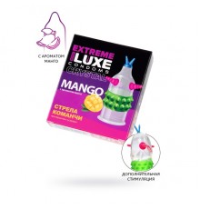 Презервативы Luxe, extreme, «Стрела команчи», манго, 18 см, 5,2 см, 1 шт.