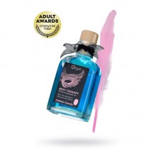 Комплект для сладких игр Orgie Lips (массажное масло для поцелуев, перо), сахарная вата, 100 мл