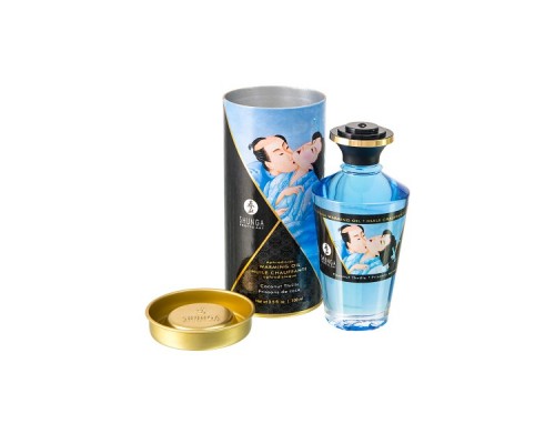 Масло для массажа Shunga Coconut Thrills, разогревающее, кокос, 100 мл