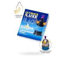 Презервативы Luxe, black ultimate, «Африканский круиз», банан, 18 см, 5,2 см, 1 шт.
