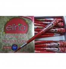 Хна для Мехенди в Конусе Красная Elina 40 г
