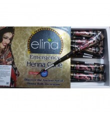 Хна для Мехенди в Конусе Черная Elina 40г