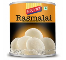 Сладость Индийская Расмалай Творожные Шарики в Сахарном Сиропе Rasmalai ж/б Bikano 1 кг