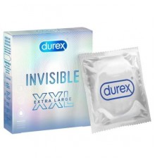 Презервативы Durex №3 Invisible XXL ультратонкие увеличенного размера
