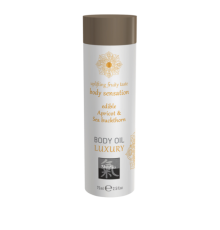 Съедобное масло для тела - Абрикос и Облепиха 75 мл.