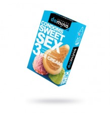 Презервативы Domino, sweet sex, латекс, мороженое, 18 см, 5,2 см, 3 шт.