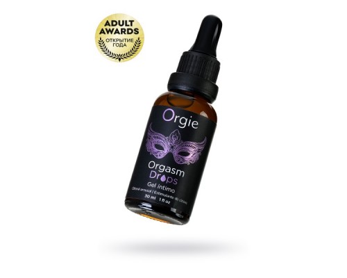 Интимный гель для клитора ORGIE Orgasm Drops с разогревающим эффектом, 30 мл