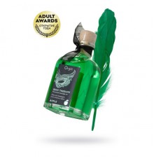 Комплект для сладких игр Orgie Lips (массажное масло для поцелуев, перо), яблоко, 100 мл