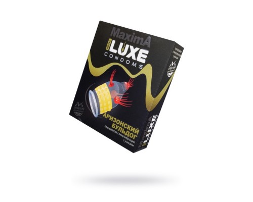 Презервативы Luxe, maxima, «Аризонский бульдог», 18 см, 5.2 см, 1 шт.