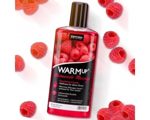 Разогревающее массажное масло WARMup со вкусом малины 150 мл