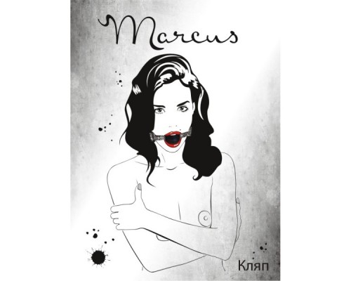 Кляп силиконовый на кружевном ремешке TOYFA Marcus серебристый, 60 см