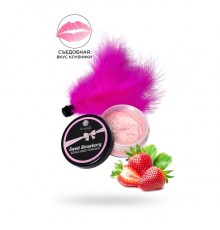 Набор SECRET PLAY перо и пудра для тела, с ароматом клубники, 20 г