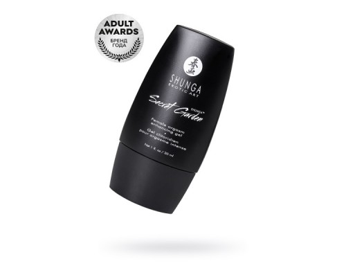 Возбуждающий крем для женщин Shunga Secret Garden, уникальная формула с L-аргинином, 30 мл