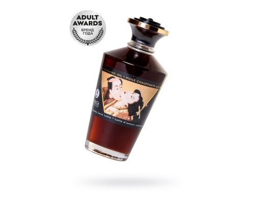 Масло для массажа Shunga Creamy Love Latte, разогревающее, сливочный латте, 100 мл