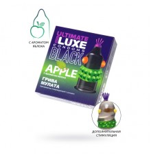 Презервативы Luxe, black ultimate, «Грива мулата», яблоко, 18 см, 5,2 см, 1 шт.
