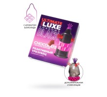 Презервативы Luxe, black ultimate, «Реактивный трезубец», шоколад, 18 см, 5,2 см, 1 шт.