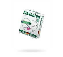 Презервативы Masculan, ultra 4, ультрапрочные, 19 см, 5,3 см, 3 шт. (Ultra Safe №3)