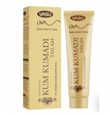 Крем для Лица Кумкумади Insta Glow Cream Омолаживающий Vasu 50 г