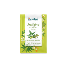 Тканевая Очищающая Маска с Нимом и Экстрактом Чайного Дерева Himalaya 30 мл