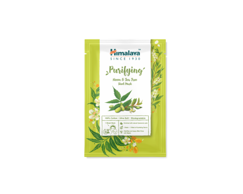 Тканевая Очищающая Маска с Нимом и Экстрактом Чайного Дерева Himalaya 30 мл