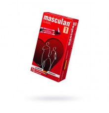 Презервативы Masculan, сlassic 1, нежные, 19 см, 5,2 см, 10 шт.
