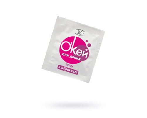 Гель-лубрикант «О'Кей для двоих», 4 г, 20 шт. в упаковке