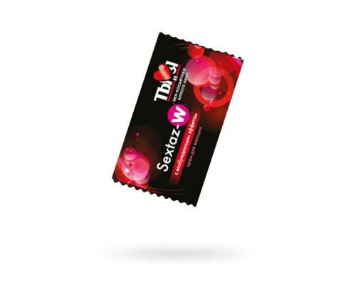 Крем возбуждающий Sextaz-W для женщин, 1,5 г, 20 шт. в упаковке
