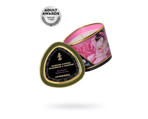 Массажное аромамасло Shunga Aphrodisia, роза, 170 мл