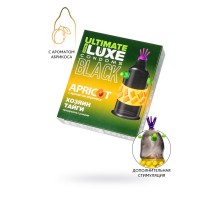 Презервативы Luxe, black ultimate, «Хозяин тайги», абрикос, 18 см, 5,2 см, 1 шт.