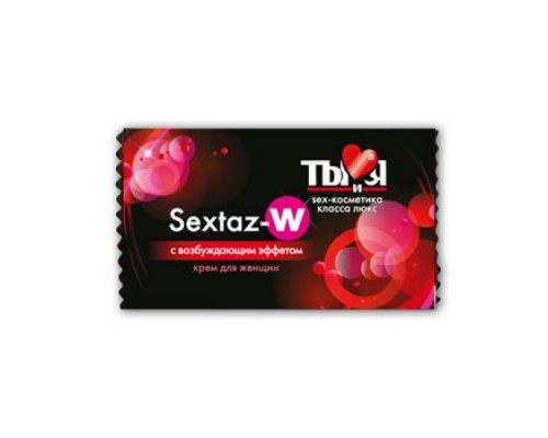Крем возбуждающий Sextaz-W для женщин, 1,5 г, 20 шт. в упаковке