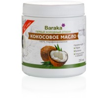 Кокосовое Масло Нерафинированное 250 мл Baraka