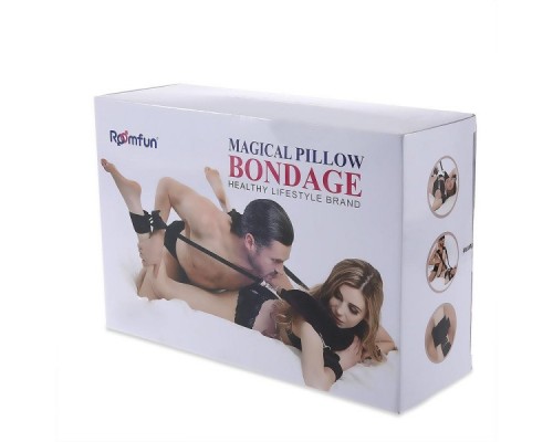 Комплект бондажный Romfun Magical Pillow, чёрный