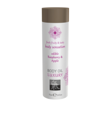 Съедобное масло для тела Малина и Яблоко 75 мл.