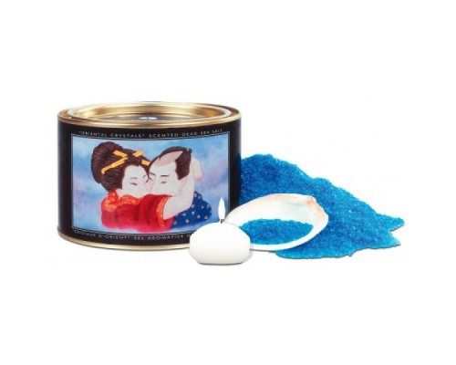 Соль мёртвого моря Shunga Bath Salts Aphrodisia + свеча 600 гр