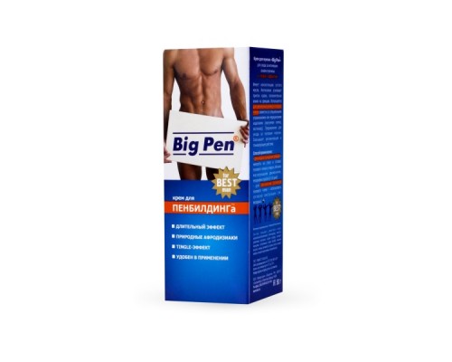 Крем для увеличения пениса Big Pen для мужчин, 50 г