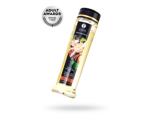 Масло для массажа Shunga Organica Almond Sweetness, натуральное, возбуждающее, миндаль, 240 мл