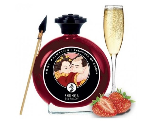 Краска для тела Shunga Sparkling Strawberry Wine 100 мл